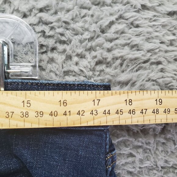 Gap Jeans Mens 34x34 Blue Straight Stretch Denim - Picture 4 of 9